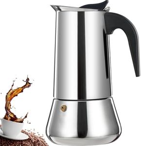 DITOSH 12 Cup Stovetop Espresso Maker Stainless Steel Moka Pot Espresso Maker Percolator Italian Coffee Maker Capable Moka Coffee Machine Cafe Percolator Maker for Home Camping 600ml 20oz