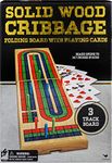 Cardinal Games Solid Wood Folding Cribbage Set