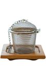 Sancha Tea Boutique Super Brew Tea Infuser, Perfect Tea Infuser, Stainless Steel, Fine Mesh, Tea Maker, Tea Filter, Tea Ball, Tea Infuser for Loose Tea, Rust Proof