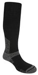 Bridgedale EXPLORER Heavyweight Merino Performance Knee-Unisex- Large-Black