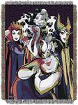 Northwest Woven Tapestry Throw Blanket, 48" x 60", Disney Villains Villainous Group