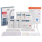 SJWAVE 18 in 1 Water Testing Kit - Accurate Analysis of 5 Sensitive Tests: Chlorine, Iron, Nitrite, Copper, Sulfate, & 13 Essential Water Purity Parameters for Aquariums, Pool, Spa and Drinking Water