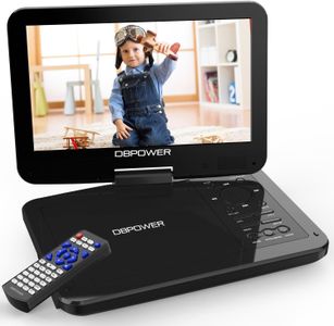 DBPOWER 12.5" Portable DVD Player – Swivel Screen, Rechargeable Battery