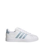 adidas Women's Grand Court 2.0 Tennis Shoe, Cloud White/Magic Grey Met/Magic Gre, 5.5