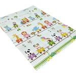 1Above Foldable Baby Playmat 180x130cm | Waterproof | Reversible Large Playmat | Thick Padded XPE Baby Crawl Mat | Ideal for Bedroom, Nursery & Playroom