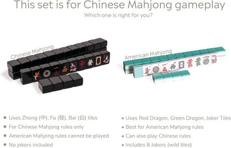 Yellow Mountain Chinese Mahjong Set – Classic Tile Game
