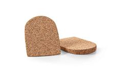 Kaps Natural Cork Heel Lift Support With Self-Adhesive Backing, Shock Absorbing Helps With Achilles Tendonitis Heel Spurs Heel Pain, Women / UK 2-7 / EUR 35-40, Beige