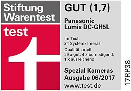 Panasonic Lumix G Camera, 20.3MP, 12-60mm Leica Lens, 6K Video, Black