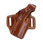 Galco FL266R Fletch High Ride Tan Leather Belt Compatible with 1911 4.25" Kimber; Para; Springfield Right Hand