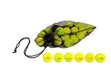 Clean Green Golf Balls Recycled Used 12 Colored Golf Balls for Callaway Golf Balls Yellow - Good Condition Used Golf Balls - Great Golf Balls for Women and Yellow Golf Balls for Men - Bulk Golf Balls