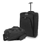 AVIO Set of 2 Traveling Luggage 39L Cabin Trolley & Cabin Bag – Lightweight Multiple Pocket Airline Bag | Smart 50x35x20cm Suitcase with Wheels & 40x20x25cm Carry-on Luggage Bag | Travel Essentials