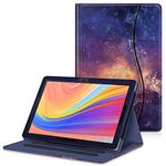 FINTIE Case for VANKYO MatrixPad S10 10 inch Tablet - [Hands Free] Multiple Angle Viewing Folio Smart Stand Cover with Pocket for MatrixPad S10 10.1" HD Android Tablet, Galaxy