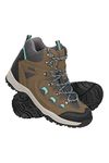 Mountain Warehouse Adventurer Womens Boots - Waterproof Rain Boots, Synthetic & Textile Walking Shoes - For Autumn Winter, Hiking & Trekking Khaki Adult Shoe Size 4