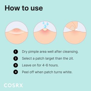 COSRX Master Patch Original Fit Acne Pimple Patches, 24 Count