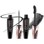 MARS Ultra Curl Fabulash Mascara And MARS Glossy Liquid Eye Got This Eyeliner Combo For Dazzling Eyes | Long Lasting | Intense Black Pigmentation & Waterproof Formula