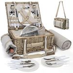 Picnic Basket Set For 4