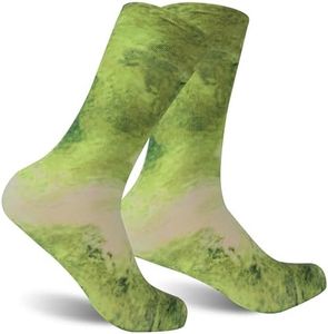 RANDY SUN Ultra Thin Waterproof Socks for Women, Outdoor Hiking Trekking Camping Socks, Yellow, X-small