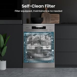 Hisense 14-Place Dishwasher – Stainless Steel