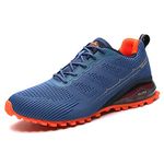 Dannto Running Shoes Mens Trainers Lightweight Outdoor Sports Shoes Athletic Gym(Blue,41)