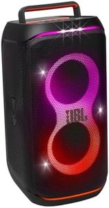 JBL Partybox 120 Wireless Bluetooth 160W Party Speaker, AI Sound Boost, Futuristic Light Show, Upto 12Hrs Playtime,Multispeaker Connection by Auracast, Guitar & Mic Input, Splashproof (Black)
