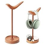 LiZHi Headphone Stand, Wooden Curve