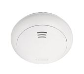 ABUS Smartvest wireless smoke detector extension of the wireless alarm system | incl. heat detection | battery-operated | for living areas | white | 38831