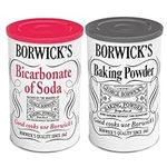 Baking Bundle With Borwick Baking Powder 100g and Borwick Bicarbonate Of Soda 100g (2 Pack)