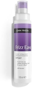 John Frieda Frizz Ease 3 Day Straight Straightening Spray 100ml. Heat Protection Spray for Hair Smoothing, Anti Frizz Control and Sleek Blow-Dry Finish