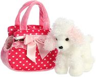 Aurora World Pet Carrier - 8" Fancy Pink Polka Dot, Multicolor