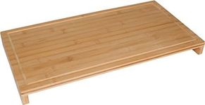 Trademark Innovations 21.5" Bamboo Sink and Stove Burner Cover & Cutting Board