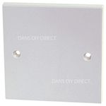 Single Blanking Plate Cover for Electrical Sockets by Dencon