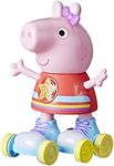 Peppa Pig Roller Disco Peppa Roller Skating Doll, Pull-and-Go Action, 11 Inch Peppa Pig Figures, Preschool Toys for 3 Year Old Girls and Boys and Up, with Lights, Speech, and Music