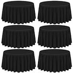 Showgeous 6 Pack Black Round Tablec