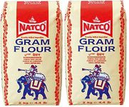 2 x 2kg Natco Gram Flour Besan Chickpeas Flour for Pakoras Onion Bhajis