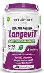 HealthyHey Nutrition LongeviT - MITOPRIME® - Support Skin Health - 30 Vegetable Capsules