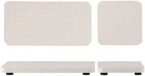 NiuYichee Set of 4 Water Absorbent Diatomite Coasters, Water Absorbing Stone Used for Hand Soaps & Plants & toiletries in The Modern Home