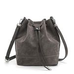 AFKOMST Bucket Bag for Women,Drawstring Shoulder Bag and Designer Ladies Handbags with 3 Shoulder Straps