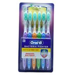 Oral-B Bacteria Fighter Cavity Defense Soft Assorted Toothbrush (Pack of 6)