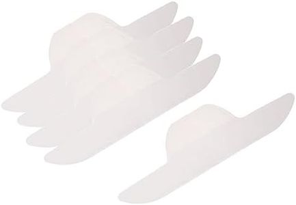 Adecco LLC 20 PCS Disposable Neck Collar Sweat Pads, Collar Shirt Protector, Absorbent Collar Liners Pads, Invisible protection against Sweat & Stain for Women and Men