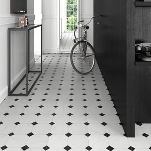 Merola Tile Betera Blanco 13-1/8" x 13-1/8" Porcelain Floor and Wall Tile