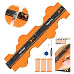 DODOWIN Contour Gauge 20 Inch, Fathers Day Gift Ideas for Him, Profile Gauge Unlimited Connection for Tile Cutter Flooring Measuring Woodworking Carpenter Tools, Gifts Ideas for Men Dad Him Birthday