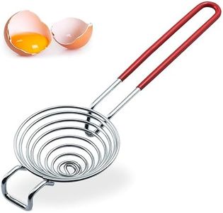 Egg Separator for Raw Eggs - Egg Yolk Separator Kitchen Gadget Yolk Remover Stainless Steel Gadget for Raw Eggs & Cake Baking White Filter | Convenient Design