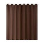 JEMIDI 1-Piece Eyelet Curtain - Opaque Light-Blocking Single Curtain - Washable Polyester Curtain with 4cm Metal Eyelets - Various Sizes and Colours