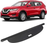 LINLINS Cargo Cover for 2014-2020 Nissan Rogue SV Black Retractable Trunk Shielding Shade (not fit for Rogue Select and Rogue Sport)