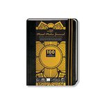 Zen Sangam Artists’ - A6 Mixed Media Art Journal Portrait - 200 GSM - Ultra Smooth Surface - (100 Pages) - Size (14.8x10.5cm) - Stitched Hardbound Sketchbook - Black