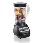 Hamilton Beach 56 Ounce 650W 10 Speed & Pulse Countertop Smoothie Blender, Black (50190F)