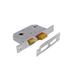 Yale 2 Lever Mortice Basic Security, Polished Chrome, 2.5 Inch/64 mm