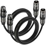 FORE 1m 2-Pack XLR to XLR Cables, X