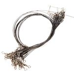 Wire Traces,Saim 72 Pcs Stainless Steel Fishing Wire Trace Leaderstraces For Pike Zander Perch 16/26/31CM