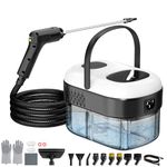 2500W High Pressure Steam Cleaner Handheld, 1.4L 15s Heat Up, Portable Steamer Cleaning, 18PCS-3 Mode Steamers Cleaners for Home Multi Purpose, Floor Carpet Car Sofa Upholstery Bathroom